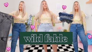 trying on new jeans from WILD FABLE! (size 16)
