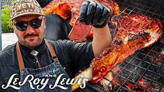 Smoked and Grilled Ribeyes at Meatopia, LONDON with LeRoy and Lewis