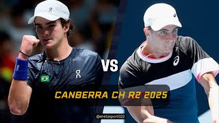 Canberra Challenger 2025 R2: Joao Fonseca vs. Duje Ajdukovic Highlights