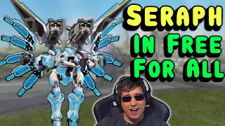 SERAPH Wins FREE FOR ALL? War Robots 8.2 New Gameplay WR