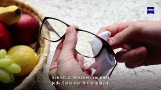 Brillenglasreinigung Brille richtig putzen zuhause