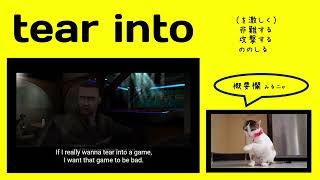 英検1級【過去問】1100単語 Tear Into