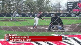 Arkansas State baseball splits Monday doubleheader with Eastern Illinois