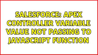 Salesforce: Apex Controller Variable value Not Passing to Javascript function