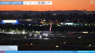 🔴 LIVE - NIGHT Plane-Spotting @ Sydney Airport Control Tower w/Kurt + ATC! 🔴