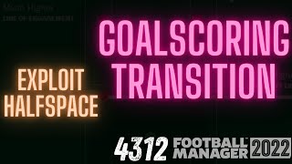 KEY GOALSCORING TRANSITION  - 4312 Tactic - FM22