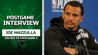 Joe Mazzulla EXPECTS Series to Be 'Difficult' | Celtics vs Cavs G2 Postgame
