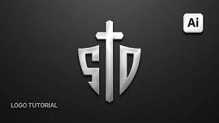 LOGO DESIGN: Shield logo design | Illustrator Tutorial