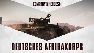 Company of Heroes 3 // Deutsches Afrikakorps – Vorstellungstrailer [USK]