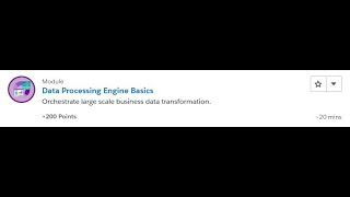 Data Processing Engine Basics [Salesforce Trailhead Answers]