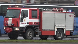 [Latvia] Riga Fire Department VUGD 102 responding [LV | 8.2016]