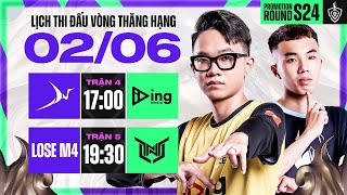 BSS vs ING | ING vs NTTU - VÒNG THĂNG HẠNG ĐTDV MÙA XUÂN 2024 | NGÀY 02/06