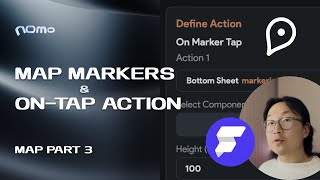 Map Markers and On-tap Marker Action - Maps on Flutterflow Part 3