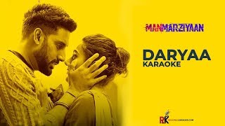 Daryaa (Manmarziyaan) Karaoke With Lyrics | Amit Trivedi | Regional Karaoke