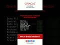 What is Oracle Database | Oracle DBA Tutorial  #shorts  #youtubeshorts #short #shortvideo