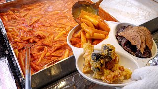 Snack shop that Koreans love! Tteokbokki, Sundae, Fries [Korean Street Food]