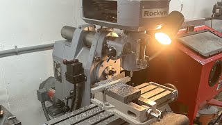 First Ever Machining on my Delta Rockwell 21-122 Mill (Part 1)