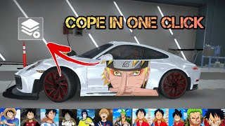 copy and paste anime designs mode | Car Parking Multiplayer 4.8.9.3.7