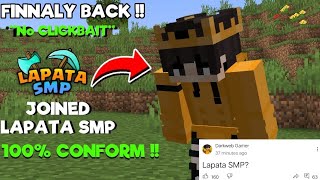 Finally DarkWebGamer Joined LAPATA SMP AGAIN|| Ft.@BetterDarkYT