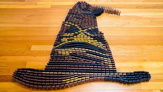 I built the SORTING HAT in dominoes! | Day 22-27 of #30DayDominoChallenge