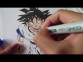 how to draw goku 孫 悟空