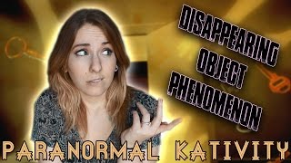Disappearing Object Phenomenon