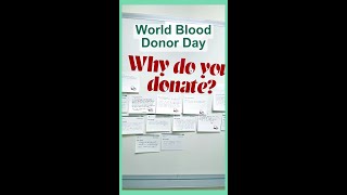 Why do you donate?