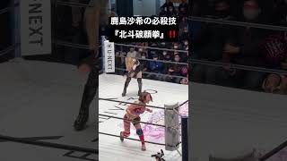 【女子プロレス】鹿島沙希の必殺技『北斗破顔拳』‼️【スターダム】