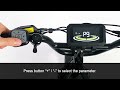 fucare instruction how to change the display settings on gemini bikes