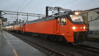 1130120 8788次（E408+E501+5XPP客車）試運轉往瑞芳；8788B次（E501+E408+5XPP客車)試運轉往七堵