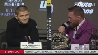 Full UFC 229 press conference: Conor McGregor v Khabib Nurmagomedov