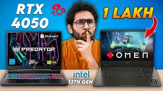 HP Omen 16 Vs Acer Predator Helios Neo 16 - Best RTX 4050 Gaming Laptop Under 1 Lakh?