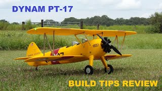 ALL NEW DYNAM PT-17 1300MM 4S BUILD VIDEO TIP TRICKS