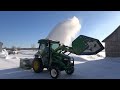 john deere 3720 snow blowing 07 01 2013