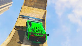 Crazy Downtown Ramps And Loopings (GTA 5 Funny Moments)