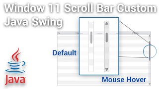 Windows 11 Scrollbar Ui Custom Using Java Swing Ra Ven Mp3 Music Mp4