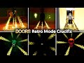 Roblox Doors Retro Mode VS Backroom VS Hotel VS Rooms Entities - Using Crucifix