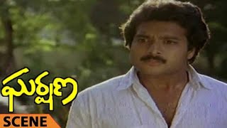 Karthik & His Sister Sentiment Scene || Gharshana Telugu Movie || Karthik, Amala, Prabhu, Nirosha