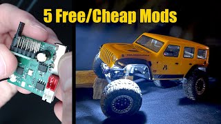 5 Free/Cheap Mods for SCX24