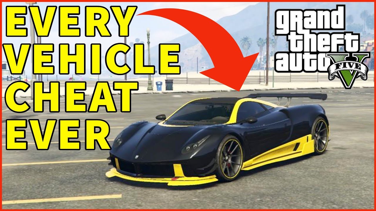 GTA 5 Cheat Codes (Every Vehicle Cheat Ever) |PC - YouTube