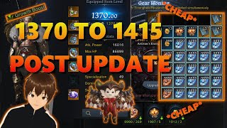 [LOST ARK] 1370 TO 1415 COST *NEW*