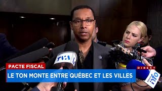 Tensions entre Québec et les municipalités: «Baisser le ton, ce n’est pas ce qu’on veut entendre» -