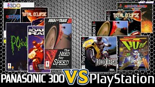 3DO V PS1 - Side-by-Side Dual Comparison #panasonic3do #playstation1 #emulator