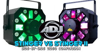 ADJ Stinger vs ADJ Stinger II - Side by Side Video Comparison