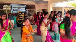 SHOOLAGIRI GIRLS MOUSHIKA TEAM PANJU MITTAI MIXING  SONG ANNUAL DAY 2024 BY 9TH  GIRLS