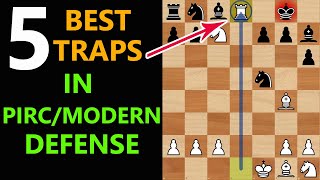 Pirc Defense chess opening traps and tricks to win fast , Best Chess Moves, Traps, Strategy & Ideas,