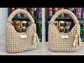 Bolsa fácil, econômica e rápida de crochê em fio de maha/ Crochet bag/ Clutches/Handbag