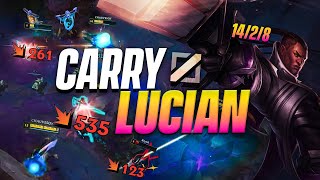 COMMENT CARRY AVEC LUCIAN MID ? Gameplay commenté