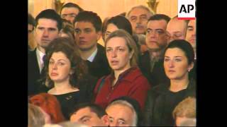 WRAP Serbia mourns dead president