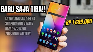 RACUN BARU !! 7000mAh, RAM 16/512 GB - HP TERBARU YANG BARU SAJA HADIR RESMI